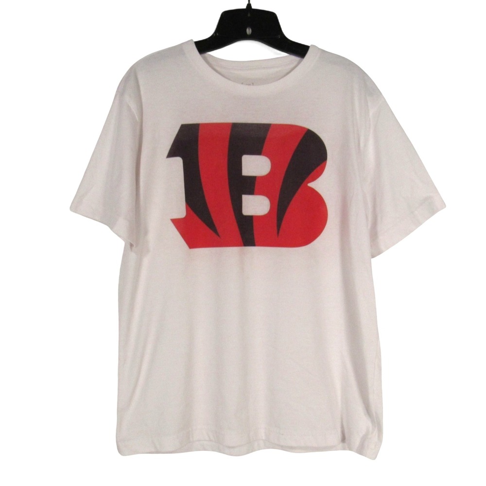 Men's CINCINNATI BENGALS Joe Burrow BURREAUX Nickname T-SHIRT/TEE Sz M 38-40